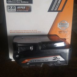 Ridgid 18v 2.0 Ahm Hyper Lithium Ion Li $45 OBO!