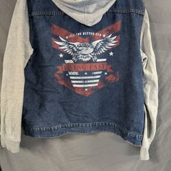 Men's H Denim Jacket /Coat Hoodie XL,46-48