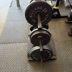 Gym Bars And plates Bundle