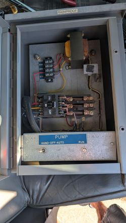 New Goulds Pumps, Inc. Simplex Pump Control Panel box Three Phase Model A3-5034 Hoffman CS