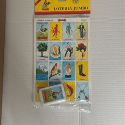 Jumbo Loteria Game Original Made In Mexico