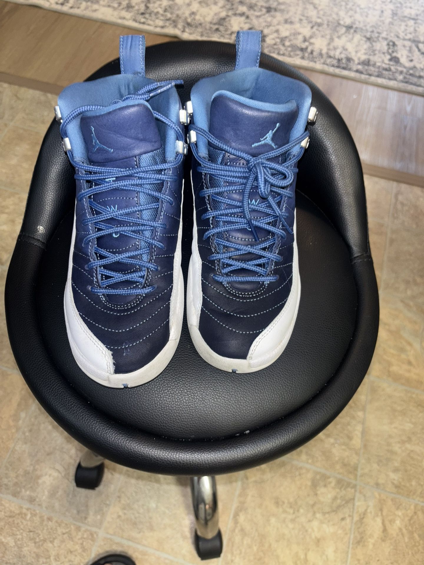 Nike air Jordan 12 Stone Blue/ Indigo