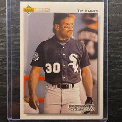 1992 Upper Deck Tim Raines Baseball Card #575