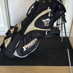 Purdue Adult Golf Bag With Stand And Handle 