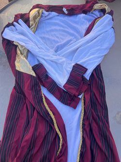 Cool red and gold costume