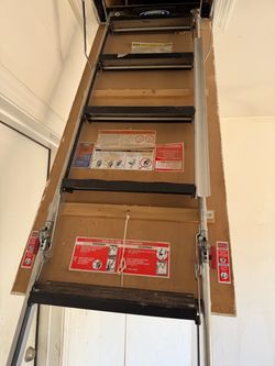 Werner pull-down attic ladder