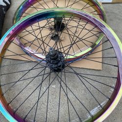 Oil Slick Wheels For Bmx 20”