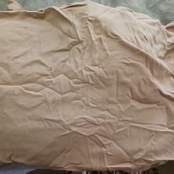 4 PIECE BROWN FLANNEL FULL SIZE SHEET SET