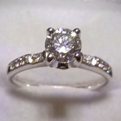 Engagement Ring-ShaneCo. 14 Kt White Gold