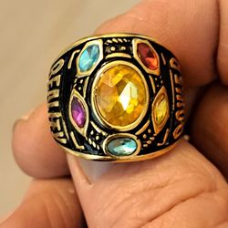 Gold-plated Thano Ring
