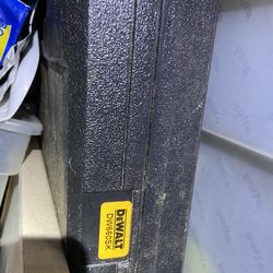 Dewalt Drill Plastic Case Only Black Used