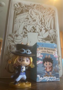 One piece labubu sabo