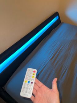 Light up king bed frame only