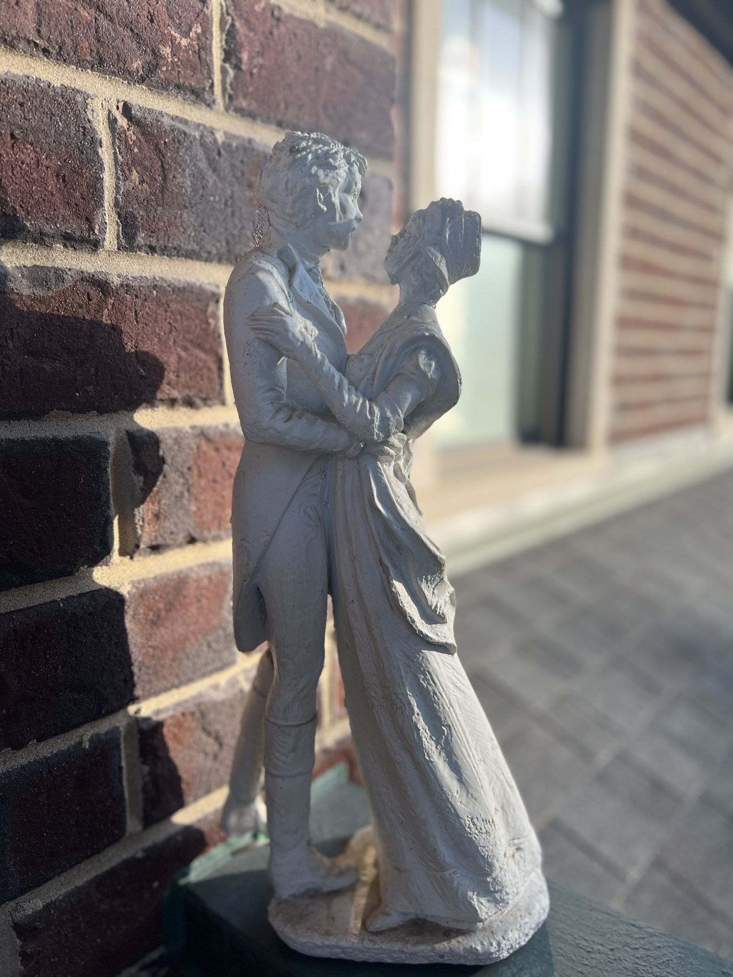 Couple dancing sculpture