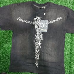 Hellstar Qr code jesus T shirt 