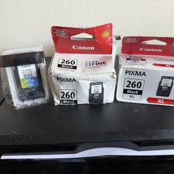 🖨️ Canon 260XL & 261XL Printer Ink Cartridges – Brand New (Modesto) – $60 OBO