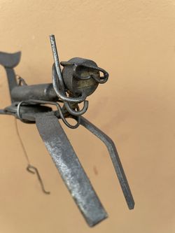 Handmade Metal Scuba Diver Sculpture 