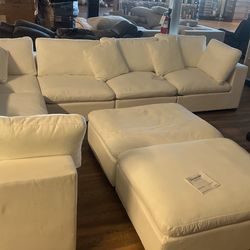Thomasville 8 Piece Fabric Sectional