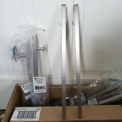 Brainerd 224mm Square Stainless Steel Bar Pulls