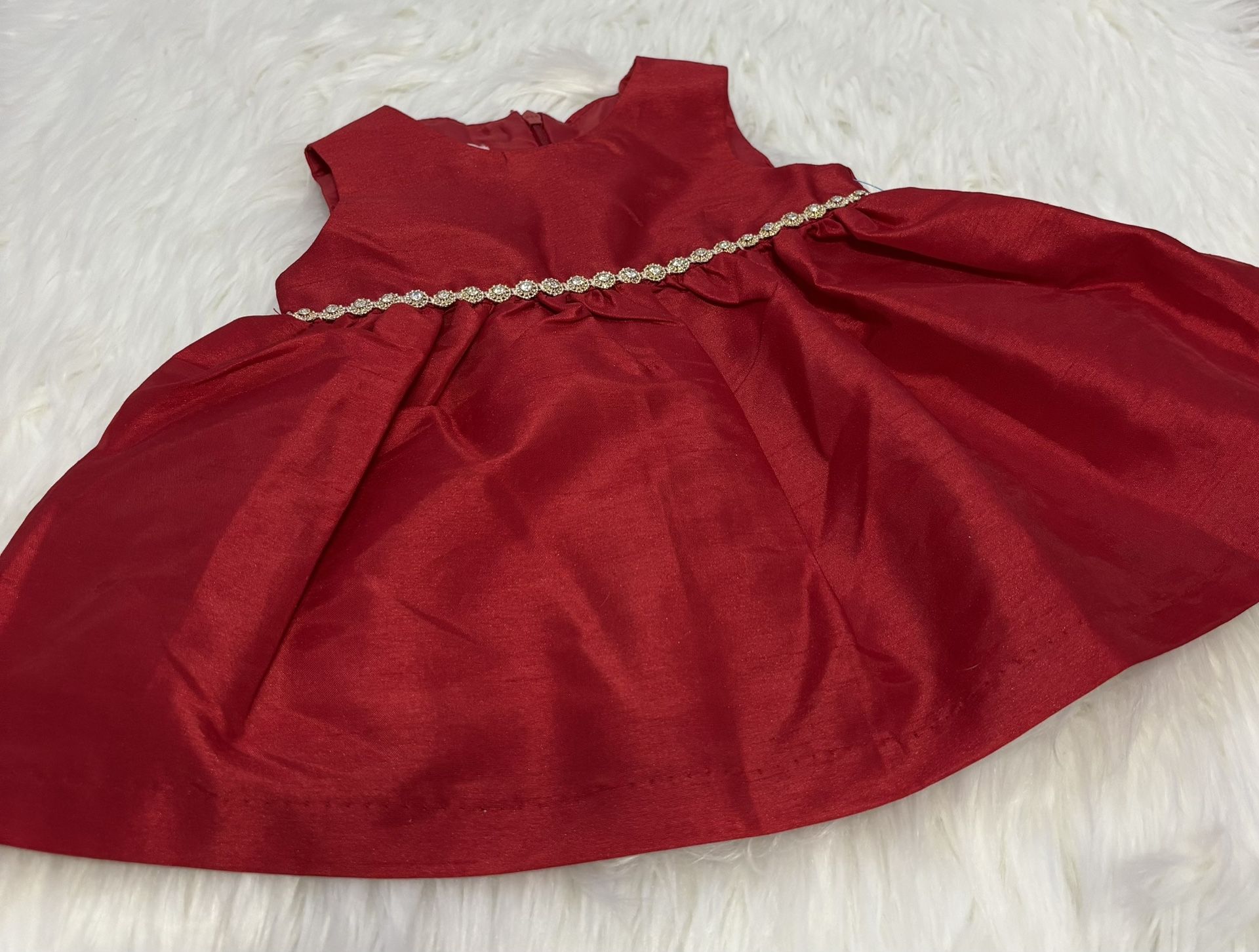 Katie M Red Formal Baby Dress *6-9 Months