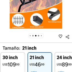 fireplace or firepit log holder