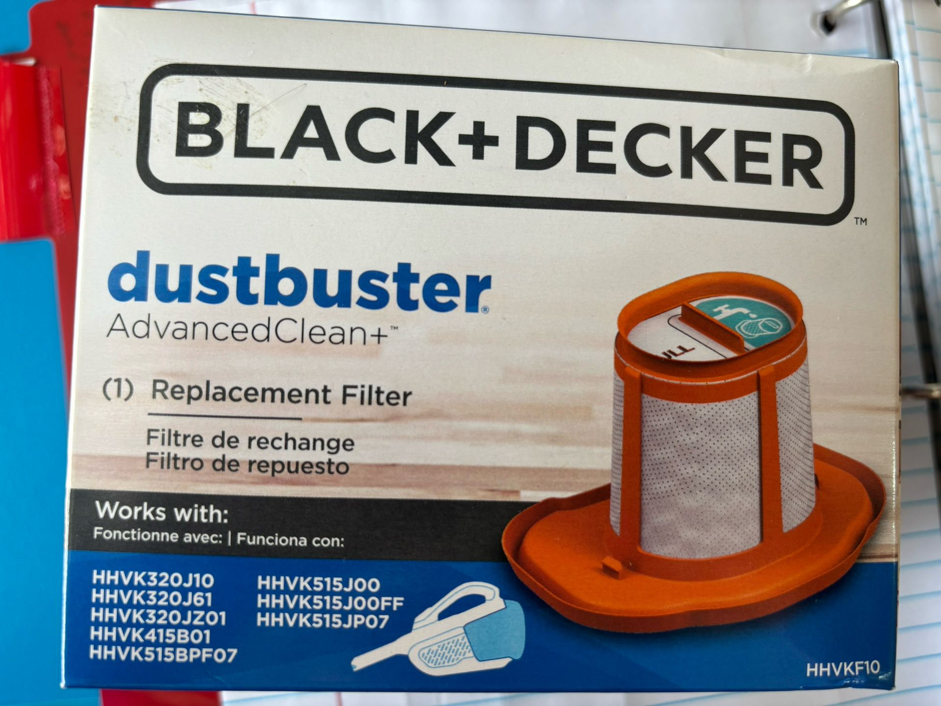 Black + Decker Dustbuster Replacement Filter
