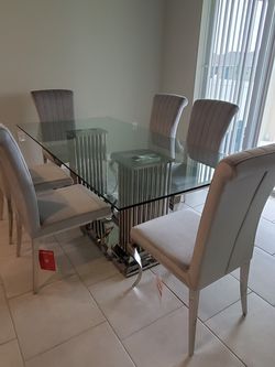 Down payment delivery free new dining table available financing