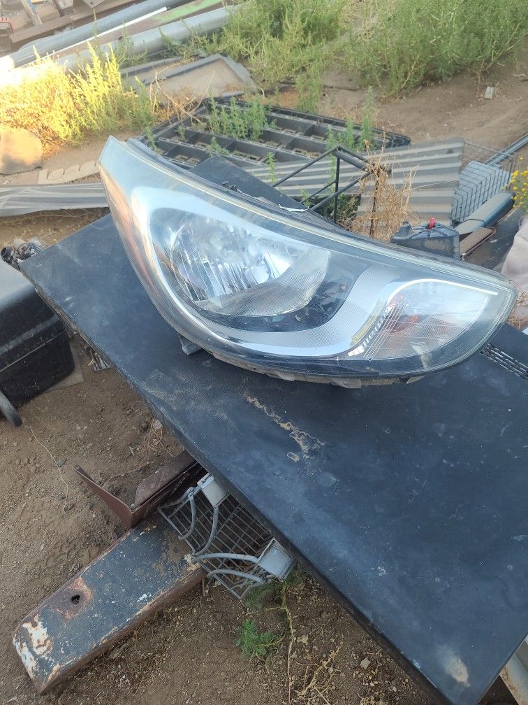 Hyundai Accent headlight