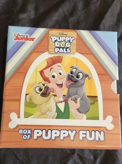 Disney Junior Puppy Dog Pals "Box of Puppy Fun" 5 Book Box Set Brand New