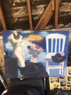 Hand Painting 40 Inch By 30 Inch