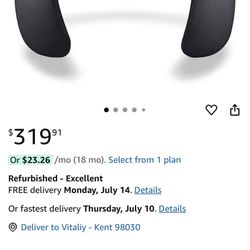 Bose Soundwear Companion Wireless Wearable Speaker - Black