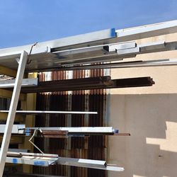 ALUMINUM  . DIFFERENT TYPES AND SIZES.