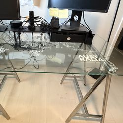 Glass  Desk