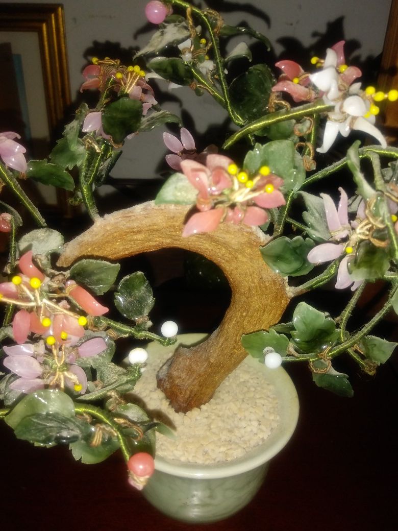 Small Glass Flowers in vase