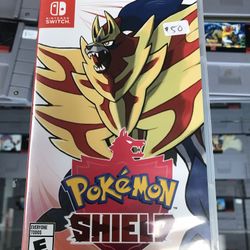 Pokémon Shield Switch $40 Gamehogs 11am-7pm