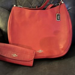 Authentic Coach Leather Bag 