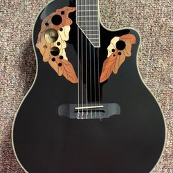 New Ovation Electric Acoustic W/ AMP And Djembe