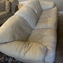 Leather couches