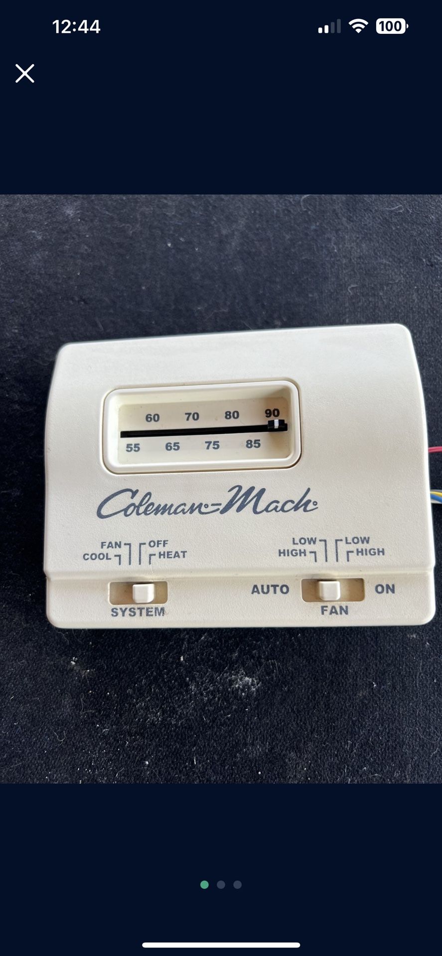 Coleman Mach Thermostat For RV