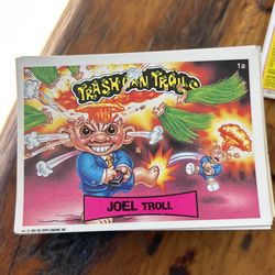 $10 - 1992 Trash Can Trolls Checklist & Set