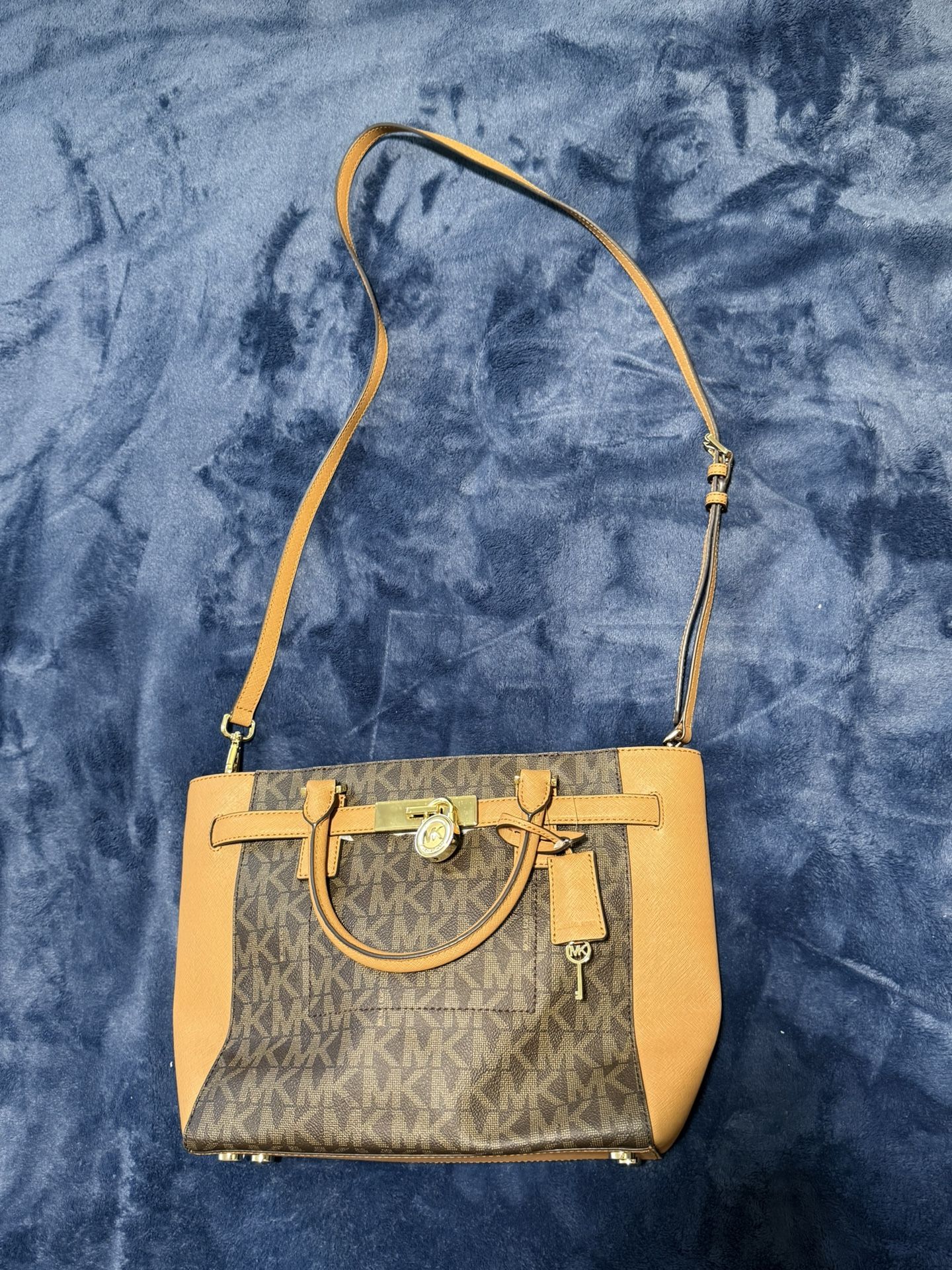 Michael Kors Hamilton Traveler Tote Leather Handbag