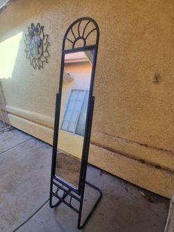 Metal Standing Mirror