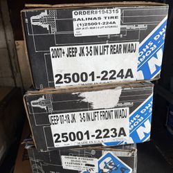 2007+ JEEP JK 3.5 INCH FRONT/REAR LIFT KING SHOCKS FOR SALE!!!