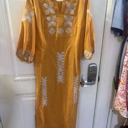 Ashro Porsha Applique Terracotta Formal Wedding Church Party Dress size 6