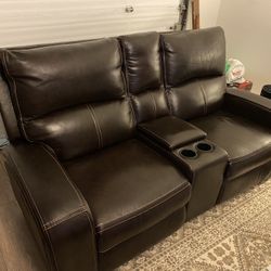 Sofa Recliner Power Electric Couch Leather - FREE DELIVERY 🚚🛋