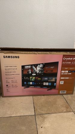 43” Samsung crystal UHD TV