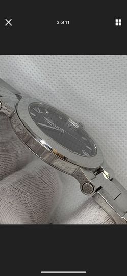 Movado Vizio Stainless Steel Black Dial Men s WristWatch 84 C2 1891 Refurbished. Condition is Seller refurbished. Watch has been polished new batte
