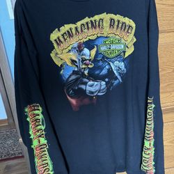 2 XL Harley Davidson Long Sleeve Shirt 