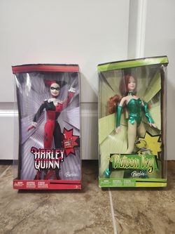 2004 Mattel DC Batman Harley Quinn and Poison Ivy Barbie