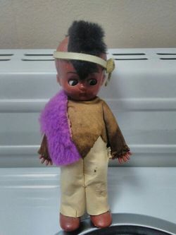 Indian Plastic Doll Vintage.